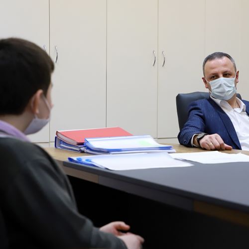 Başkanımız Dr.Ömer Selim ALAN, Makamını Minik Öğrenciye Devretti