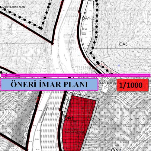 Asma Mahallesi, 413 ada 1 Parsele İlişkin 1/5000 Ölçekli Nazım İmar Planı Değişikliği ile 1/1000 Ölçekli İmar Planı Değişikliği