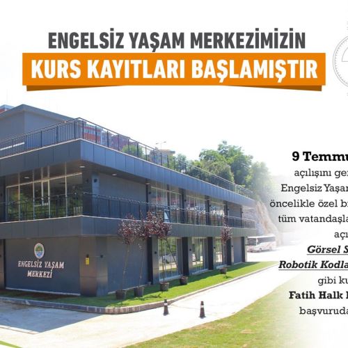 Engelsiz Yaşam Merkezimizde Kurs Başvuruları Başladı