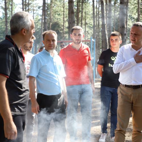 Başkanımız Dr.Ömer Selim ALAN, Karaman Çamlık Mesire Alanı'nı Ziyaret Etti