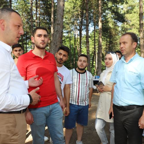 Başkanımız Dr.Ömer Selim ALAN, Karaman Çamlık Mesire Alanı'nı Ziyaret Etti