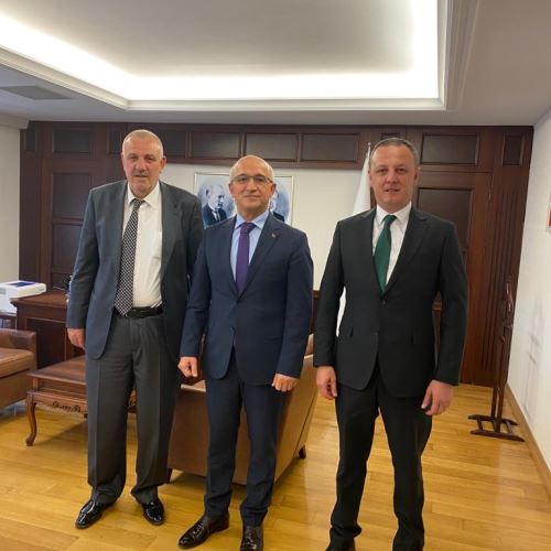 Başkanımız Dr.Ömer Selim ALAN Ankara Ziyaretinde Temaslarını Sürdürüyor