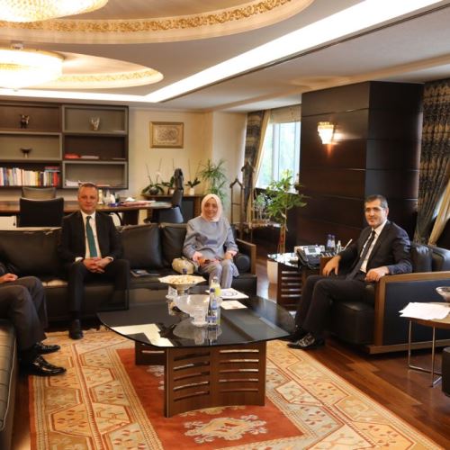 Başkanımız Dr.Ömer Selim ALAN Ankara Ziyaretinde Temaslarını Sürdürüyor