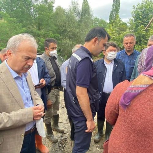 Başkanımız Dr.Ömer Selim ALAN, Bartın Afet Bölgesinde İncelemelerde Bulunuyor