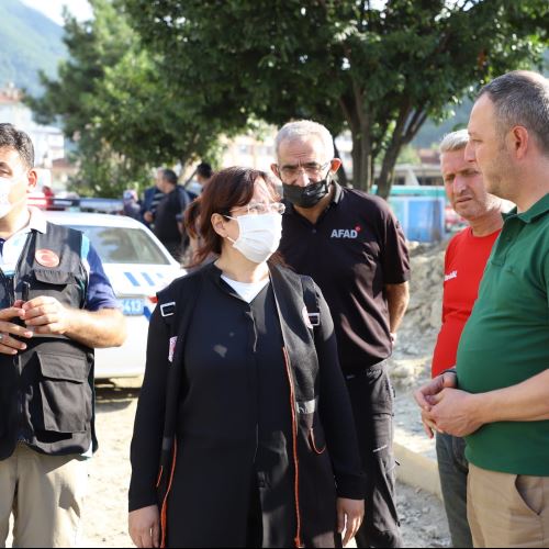 Başkanımız Dr.Ömer Selim ALAN, Afet Bölgesi Kastamonu-Bozkurt'u Ziyaret Etti