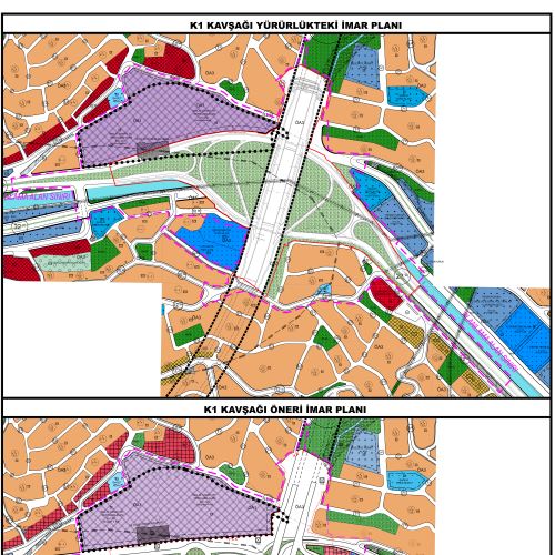 Zonguldak Belediye Meclisinin 21.05.2021 gün ve 76 sayılı kararı ile onaylanan Zonguldak-Amasra-Kurucaşile-Cide Karayolu güzergâhı üzerindeki Uzunkum ve K1 kavşaklarına yönelik 1/1000 ölçekli Uygulama İmar Planı Değişikliği