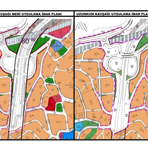 Zonguldak Belediye Meclisinin 21.05.2021 gün ve 76 sayılı kararı ile onaylanan Zonguldak-Amasra-Kurucaşile-Cide Karayolu güzergâhı üzerindeki Uzunkum ve K1 kavşaklarına yönelik 1/1000 ölçekli Uygulama İmar Planı Değişikliği