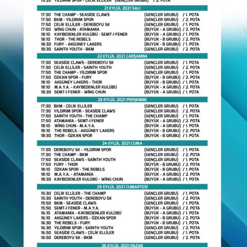 Fikstür Çekildi, Basketbol Heyecanı Başlıyor 
