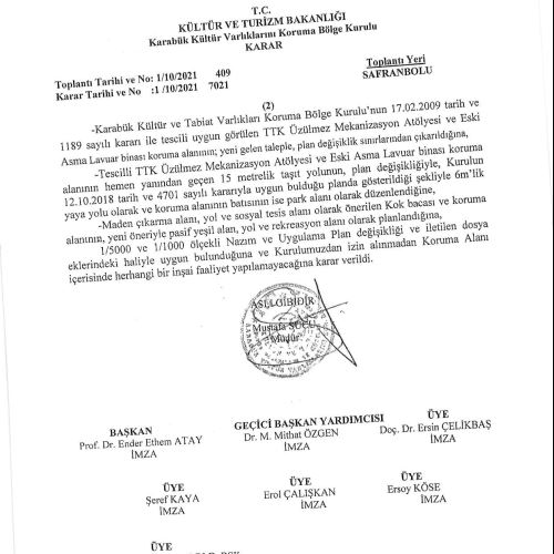 Asma ve Çınartepe Mahallesi sınırları içerisinde kalan alanda, Zonguldak Küçük Sanayi Sitesi planlanmasına ilişkin 1/5000 ölçekli Nazım İmar Planı Değişikliği ile 1/1000 ölçekli Uygulama İmar Planı Değişikliği