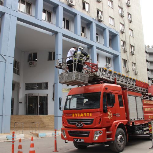 Belediye Binamızda Yangın Tatbikatı Gerçekleştirdik