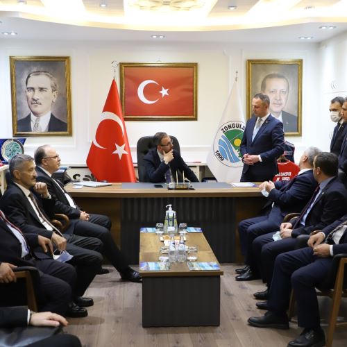 Gençlik ve Spor Bakanımız Sn.Mehmet Muharrem Kasapoğlu Belediyemizi Ziyaret Etti
