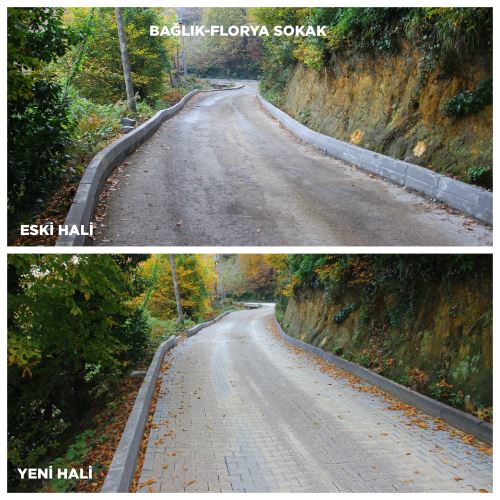 Şehir Genelinde Yol Yapım Çalışmalarımız Devam Ediyor