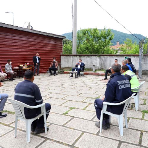 Başkanımız Dr. Ömer Selim Alan Birimlerimize Bayram Ziyaretinde Bulundu