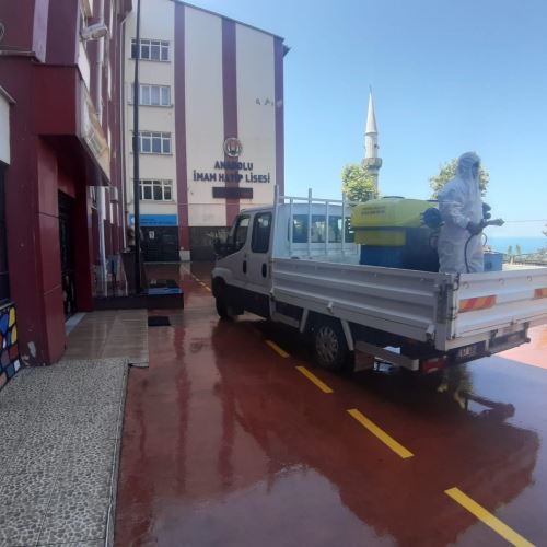 Dezenfeksiyon ve Yıkama Çalışmalarında Rehavete Yer Vermiyoruz