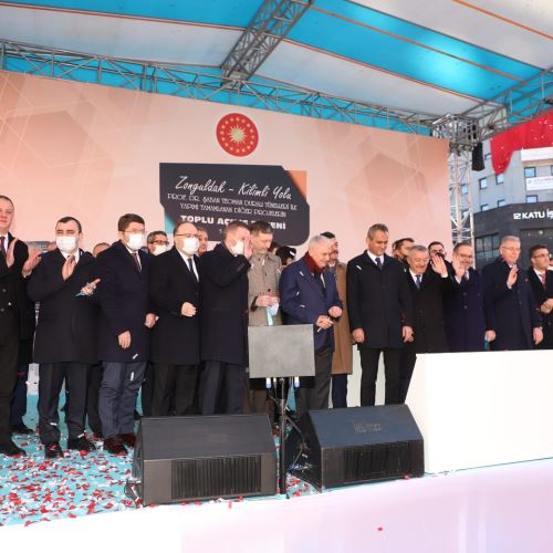 Zonguldak-Kilimli Yolu ve Tünelleri Hizmete Açıldı