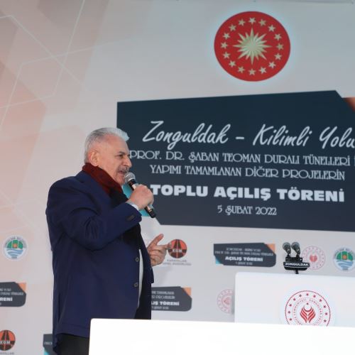 Zonguldak-Kilimli Yolu ve Tünelleri Hizmete Açıldı