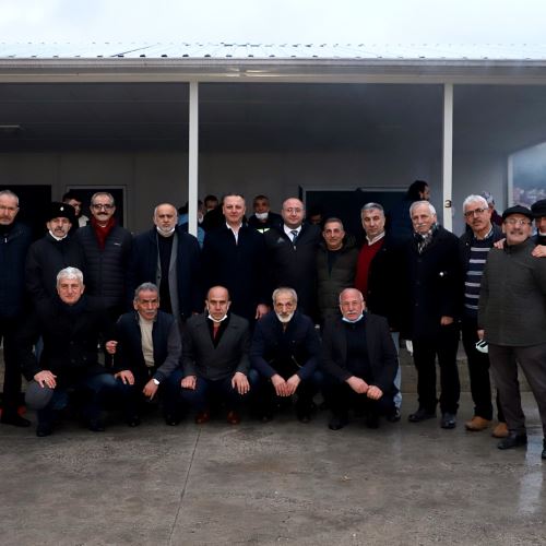 Başkanımız Dr.Ömer Selim ALAN, Kar Mücadelesini Yürüten Personellerimiz İle Bir Araya Geldi