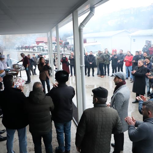 Başkanımız Dr.Ömer Selim ALAN, Kar Mücadelesini Yürüten Personellerimiz İle Bir Araya Geldi