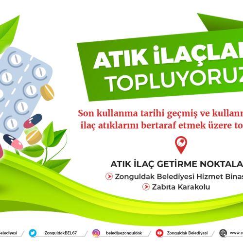 Atık İlaçları Topluyoruz