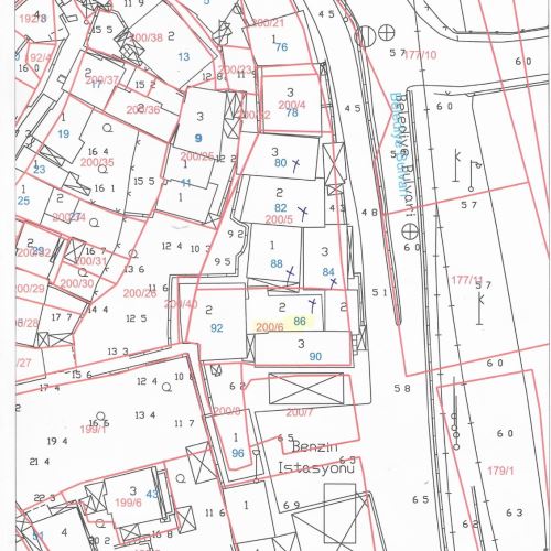 METRUK YAPI DUYURUSU-ONTEMMUZ MAHALLESİ, BELEDİYE BULVARI, NO:86   (200 ADA 6 PARSEL)