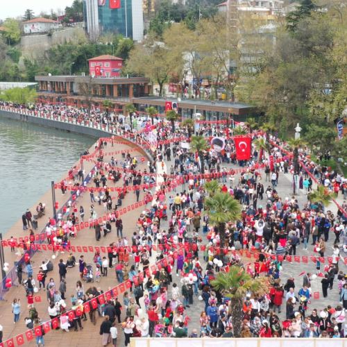 23 Nisan Şenliğimize Çocuklarımızdan Yoğun İlgi