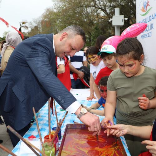 23 Nisan Şenliğimize Çocuklarımızdan Yoğun İlgi