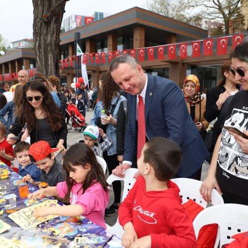 23 Nisan Şenliğimize Çocuklarımızdan Yoğun İlgi