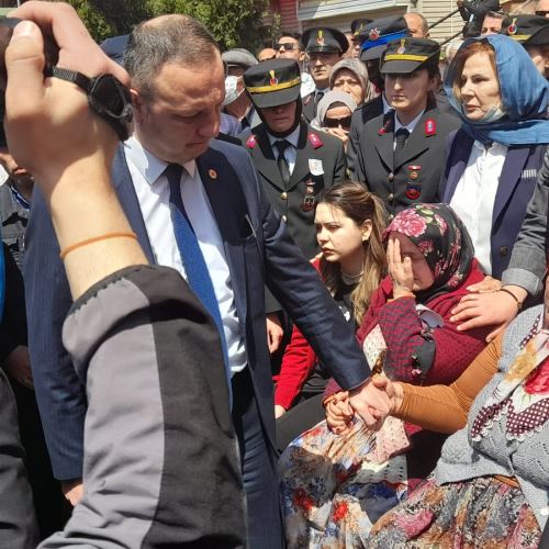 Başkanımız Dr.Ömer Selim ALAN, Kahraman Şehidimiz Doğukan KORKMAZ'ın Cenaze Törenine Katıldı