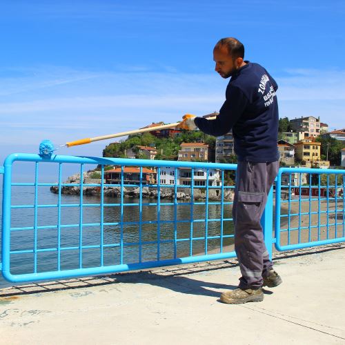 Karadeniz'in İncisi Kapuz Plajında Yaz Sezonu Hazırlıkları Başladı 