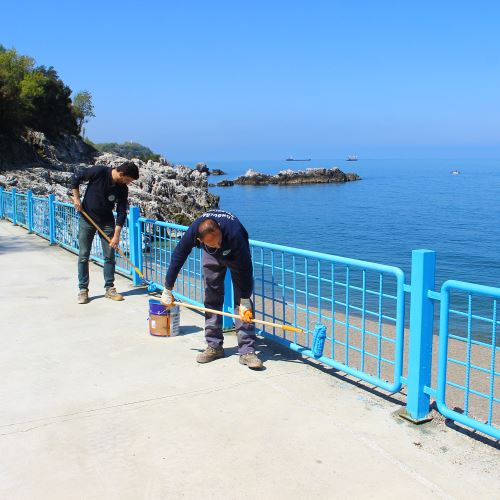 Karadeniz'in İncisi Kapuz Plajında Yaz Sezonu Hazırlıkları Başladı 
