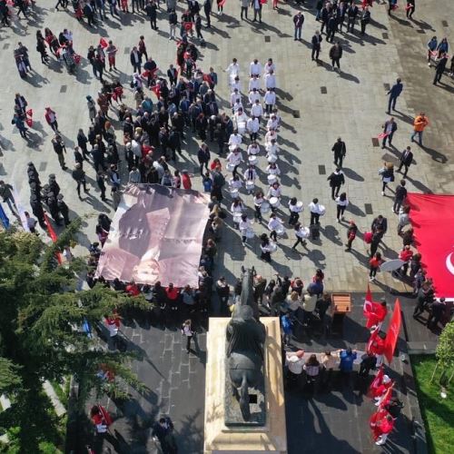 Başkanımız Dr.Ömer Selim ALAN, 19 Mayıs Gençlik Yürüyüşü ve Çelenk Koyma Törenine Katıldı