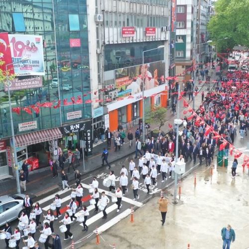 Başkanımız Dr.Ömer Selim ALAN, 19 Mayıs Gençlik Yürüyüşü ve Çelenk Koyma Törenine Katıldı