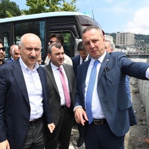 Ulaştırma ve Altyapı Bakanımız Sn.Adil Karaismailoğlu Zonguldak'ta