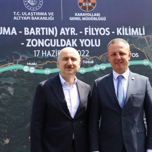 Ulaştırma ve Altyapı Bakanımız Sn.Adil Karaismailoğlu Zonguldak'ta