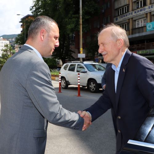 Çevre,Şehircilik ve İklim Değişikliği Bakan Yardımcımız Sn.Hasan SUVER, Başkan ALAN'ı Ziyaret Etti