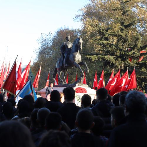 Başkanımız Dr.Ömer Selim ALAN, Atatürk'ü Anma Günü Törenine Katıldı