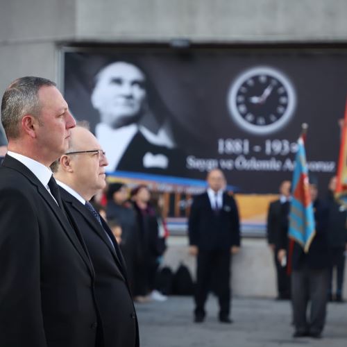 Başkanımız Dr.Ömer Selim ALAN, Atatürk'ü Anma Günü Törenine Katıldı