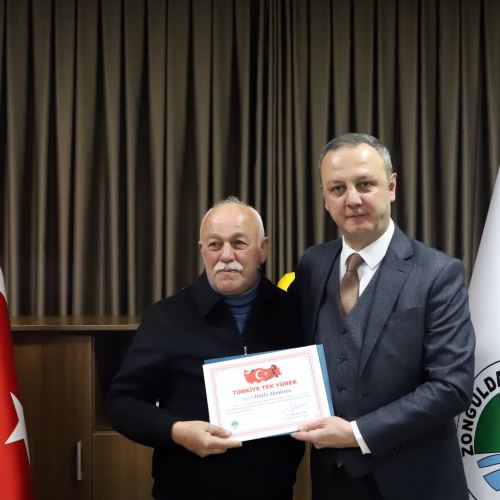 Başkanımız Dr.Ömer Selim ALAN'dan Deprem Bölgesinde Görev Yapan Personellerimize Teşekkür