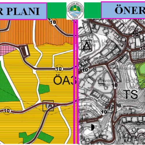 Bahçelievler Mahallesi, 389 ada 604 nolu parselin bir kısmına ilişkin 1/5000 ölçekli Nazım İmar Planı Değişikliği 