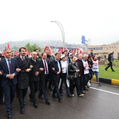 Başkanımız Sn.Tahsin ERDEM 1 Mayıs Kutlamalarına Katıldı