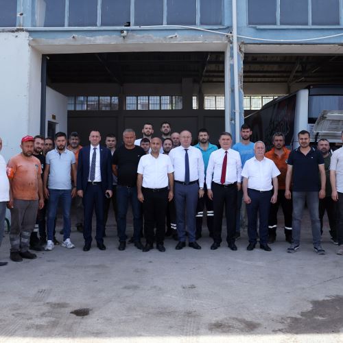 Başkanımız Sn.Tahsin ERDEM Kurban Bayram Öncesi Birimlerimize Ziyaret Gerçekleştirdi