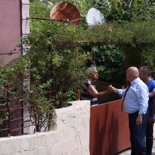 BAŞKANVEKİLİMİZ ADİL BAHADIR MAHALLELERİMİZDE İNCELEMELERDE BULUNDU