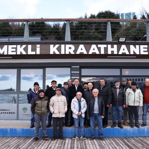 Başkanımız Sn.Tahsin ERDEM, Yeni Yerine Taşınan Emekli Kıraathanesini Ziyaret Etti