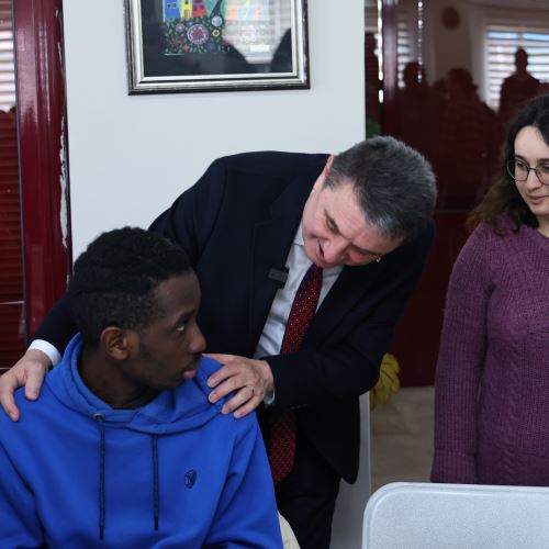 Başkanımız Sn.Tahsin Erdem, Engelsiz Yaşam Merkezi Öğrencileriyle Buluştu