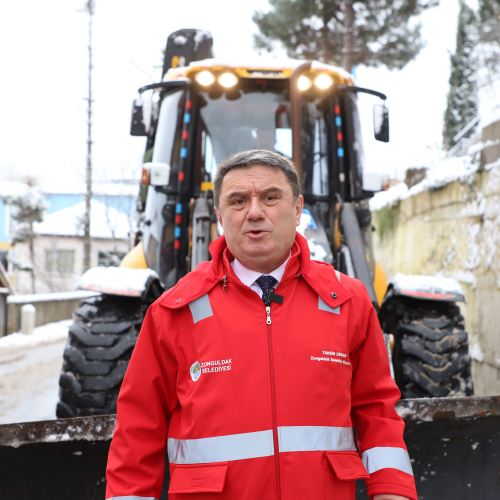 Başkanımız Sn.Tahsin Erdem Karla Mücadele Çalışmalarını Sahadan Yönetiyor