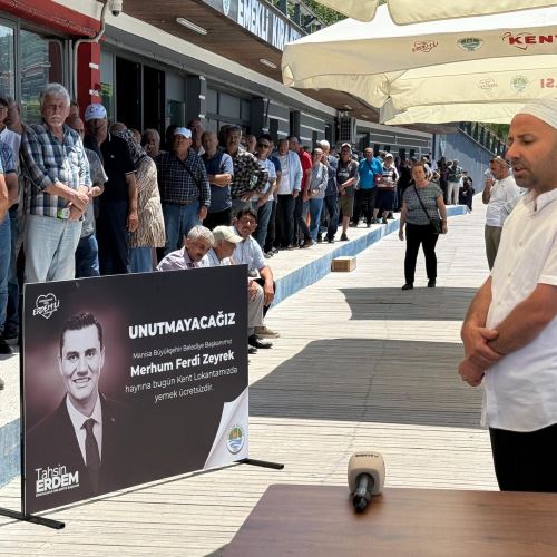 Belediyemizden Merhum Ferdi Zeyrek Anısına Anlamlı İkram
