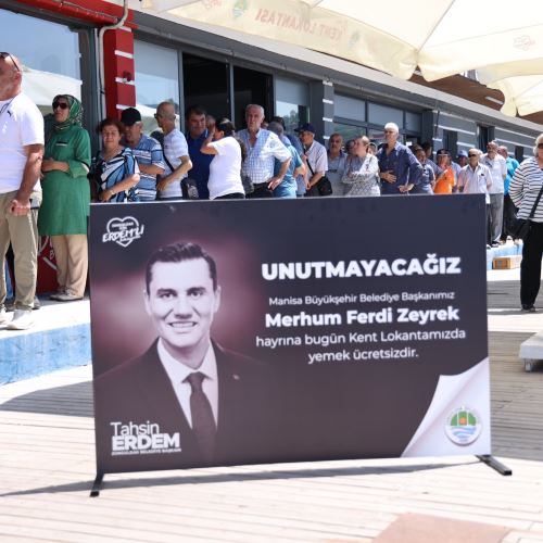 Belediyemizden Merhum Ferdi Zeyrek Anısına Anlamlı İkram