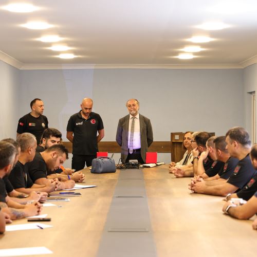 Afet İşleri Müdürlüğümüzde Enkazda Arama ve Kurtarma Temel Eğitimi Düzenlendi
