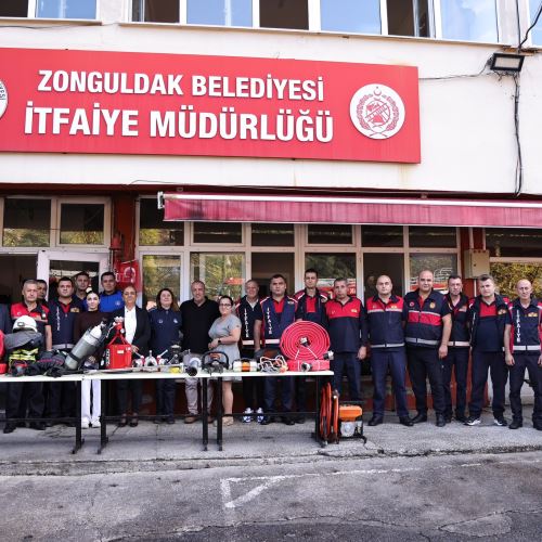 Zonguldak Belediyesi’nde İtfaiye Haftası Kutlaması