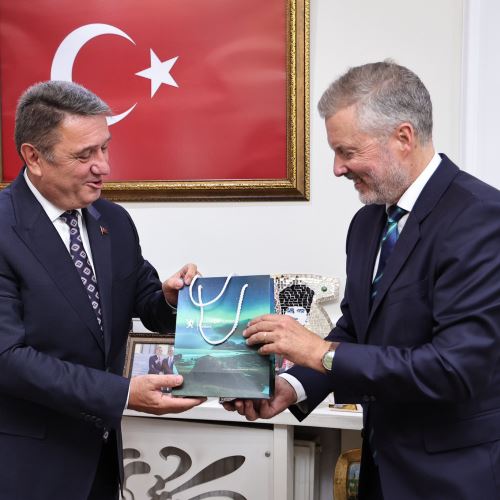 Norveç Büyükelçisi Andreas Gaarder, Başkanımız Sn.Tahsin Erdem’i Ziyaret Etti